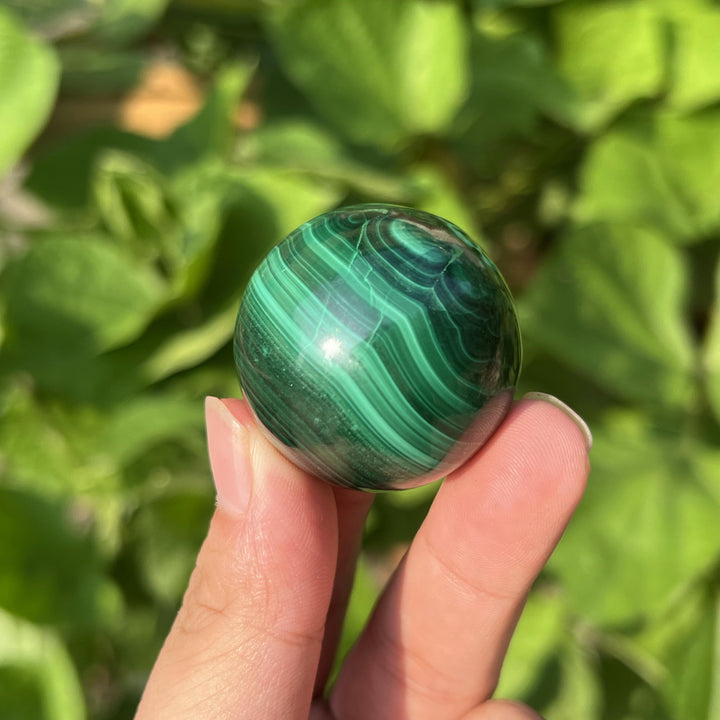 Sphère de malachite