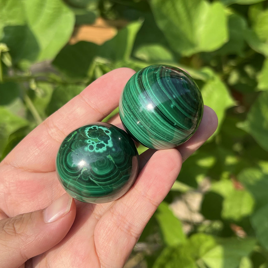 Sphère de malachite