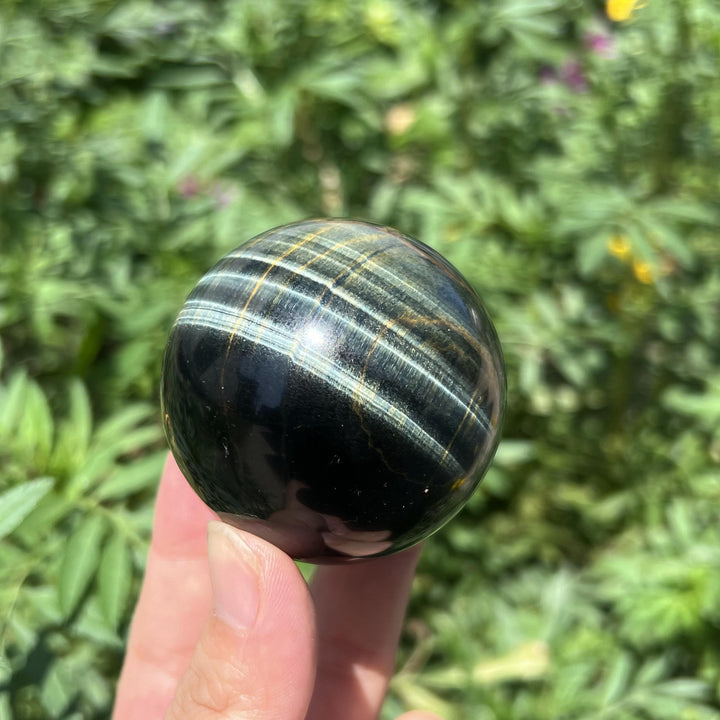 Blue Yellow Tiger Eye Sphere