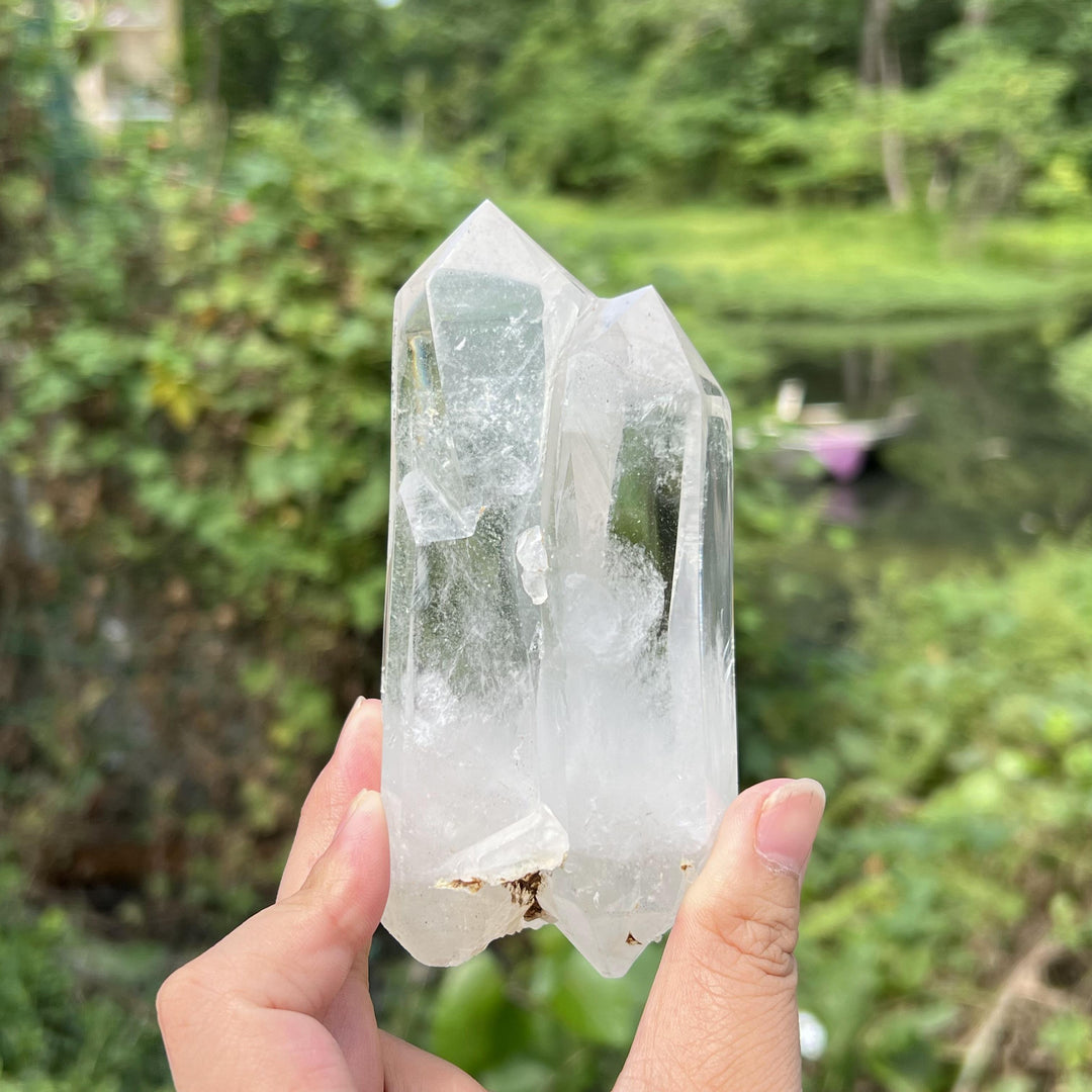 Clear Quartz Point Root