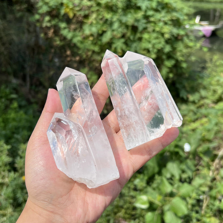 Clear Quartz Point Root