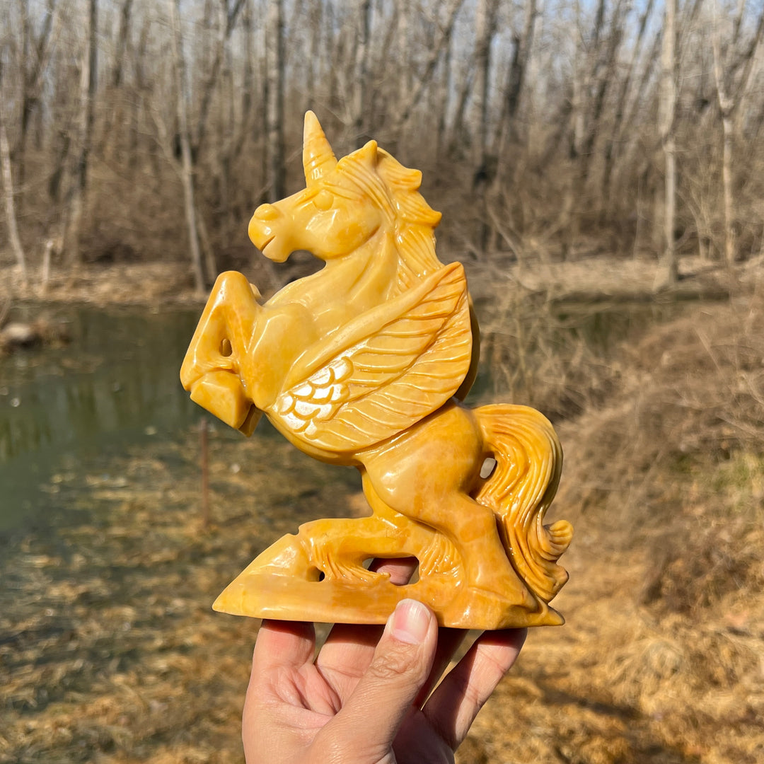 Yellow Aventurine Unicorn #DK210