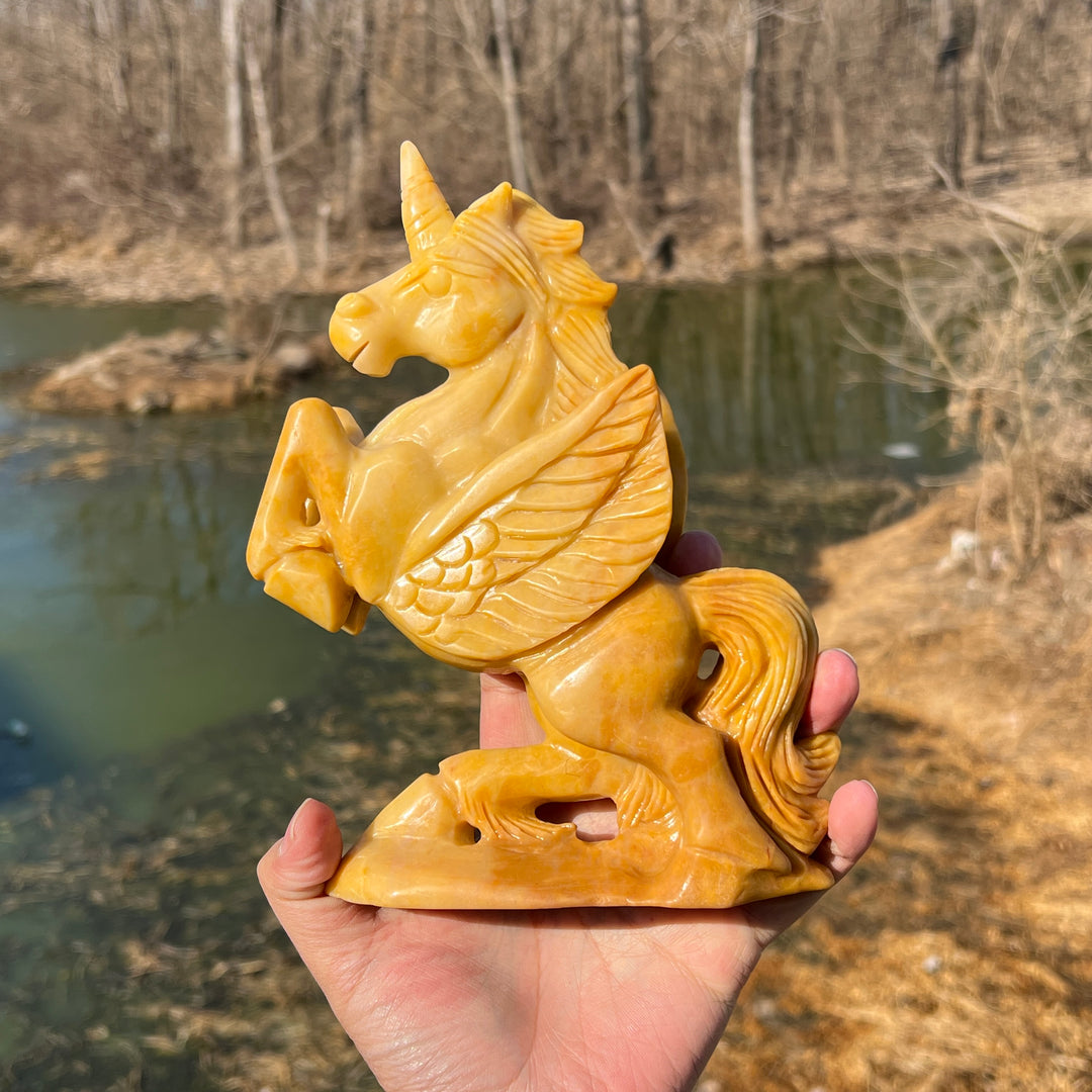 Yellow Aventurine Unicorn #DK210