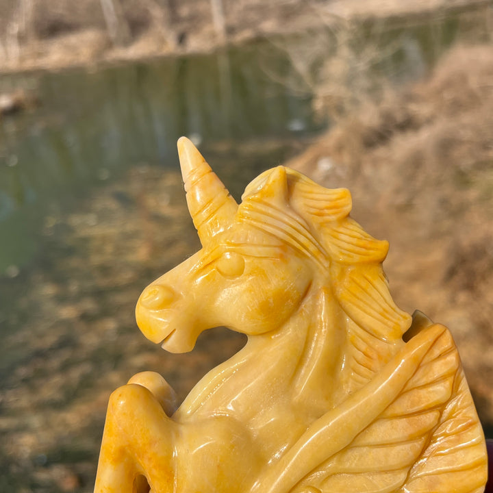 Yellow Aventurine Unicorn #DK210