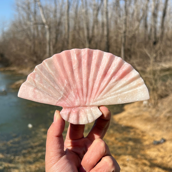 Pink Opal Fan