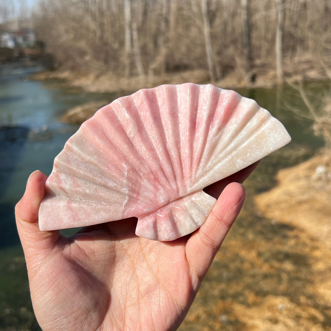 Pink Opal Fan