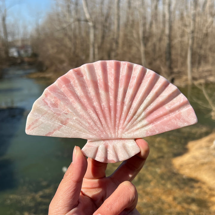 Pink Opal Fan