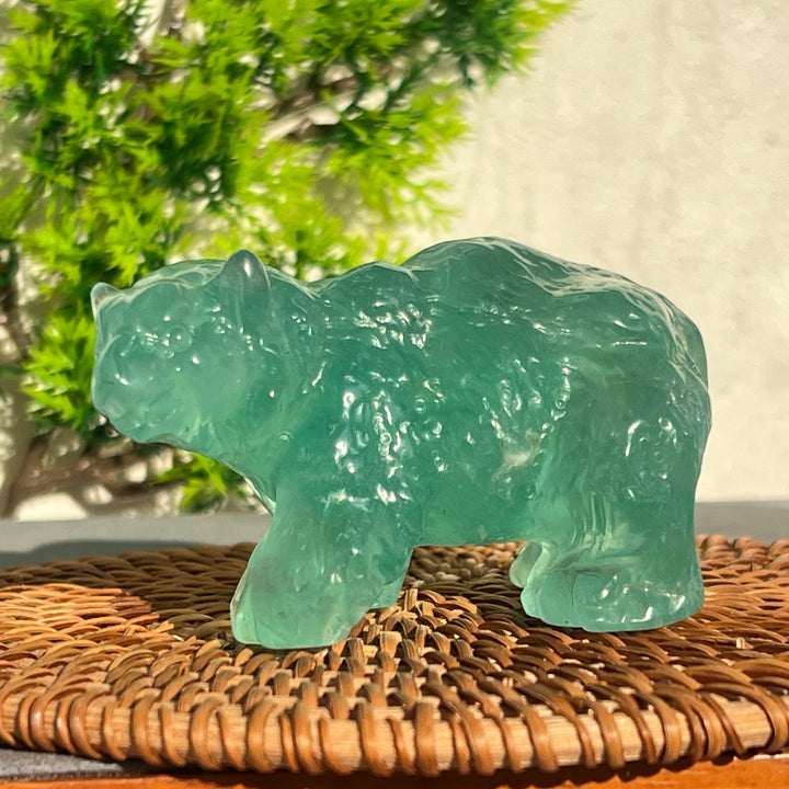 Green Fluorite Polar Bear