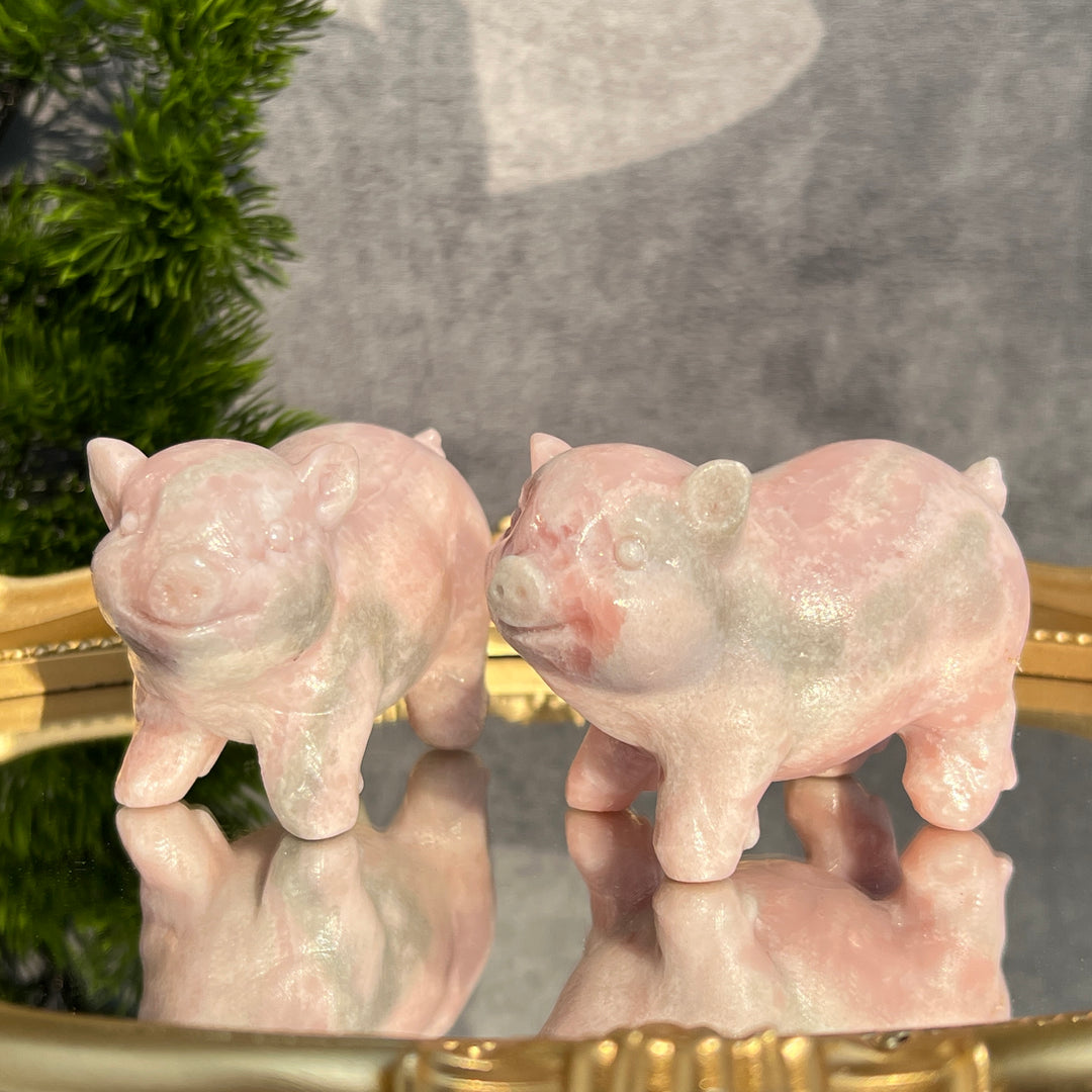 Pink Opal Pig