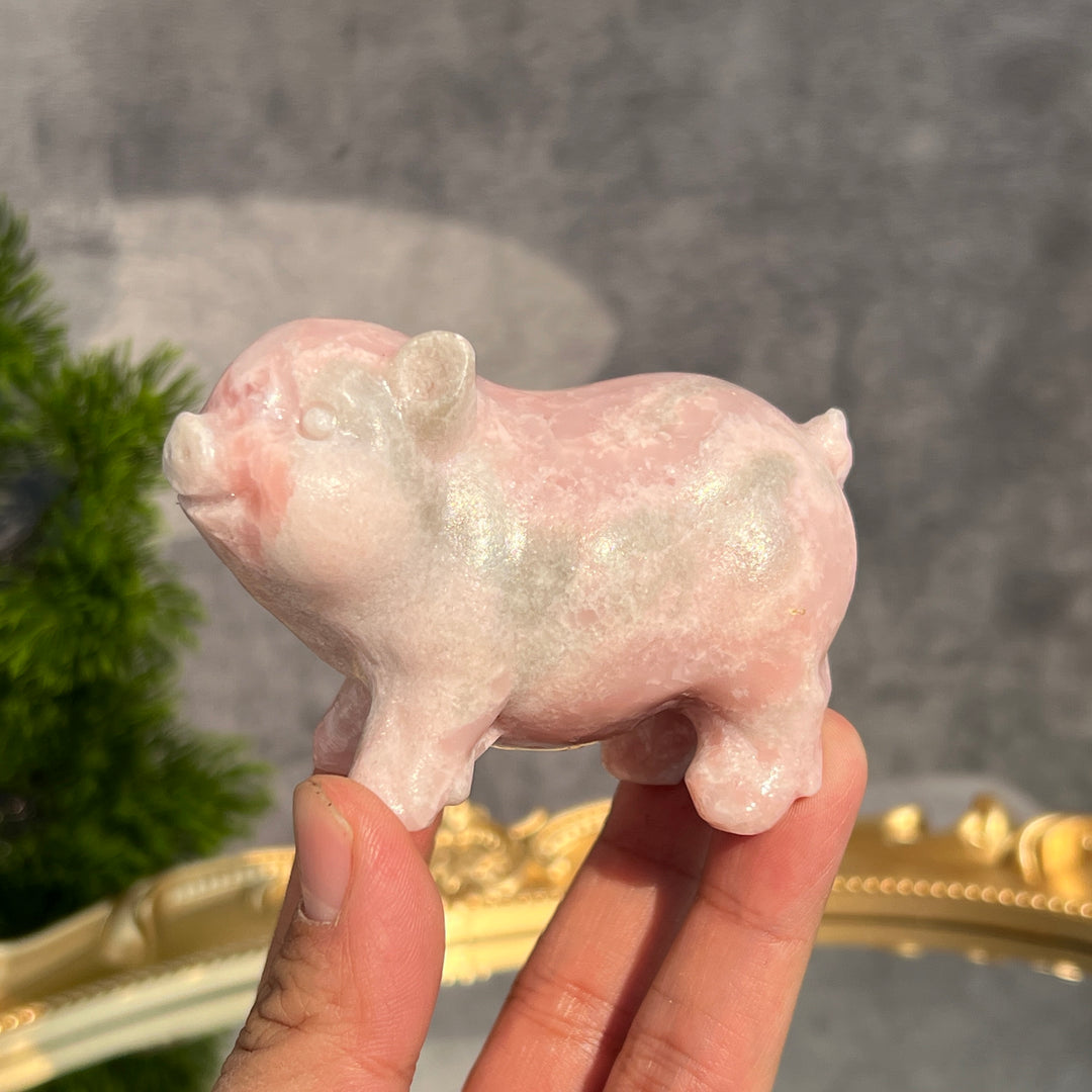 Pink Opal Pig