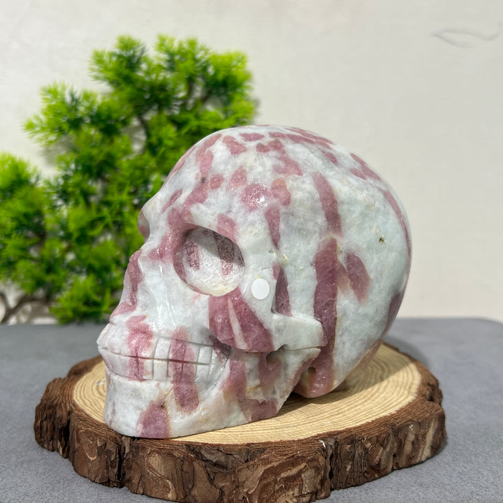 Plum Tourmaline Skull