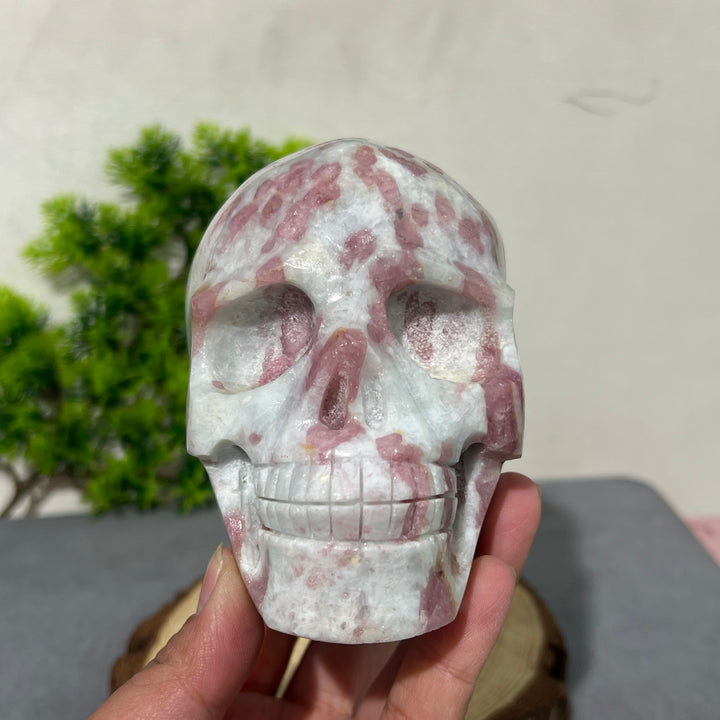 Plum Tourmaline Skull