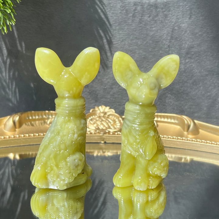 Big Ear Dog Carving-Pre-sell