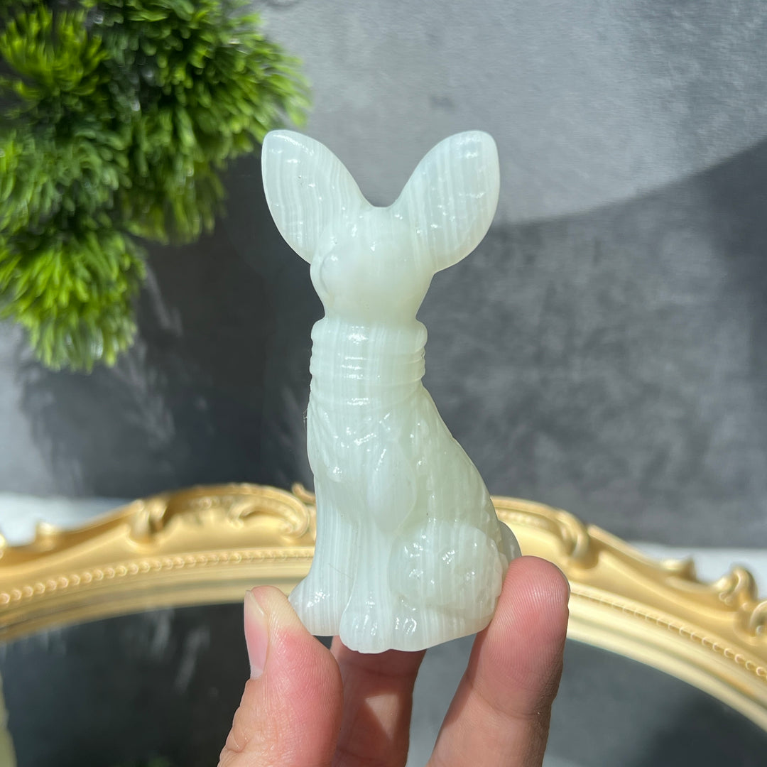 Big Ear Dog Carving-Pre-sell