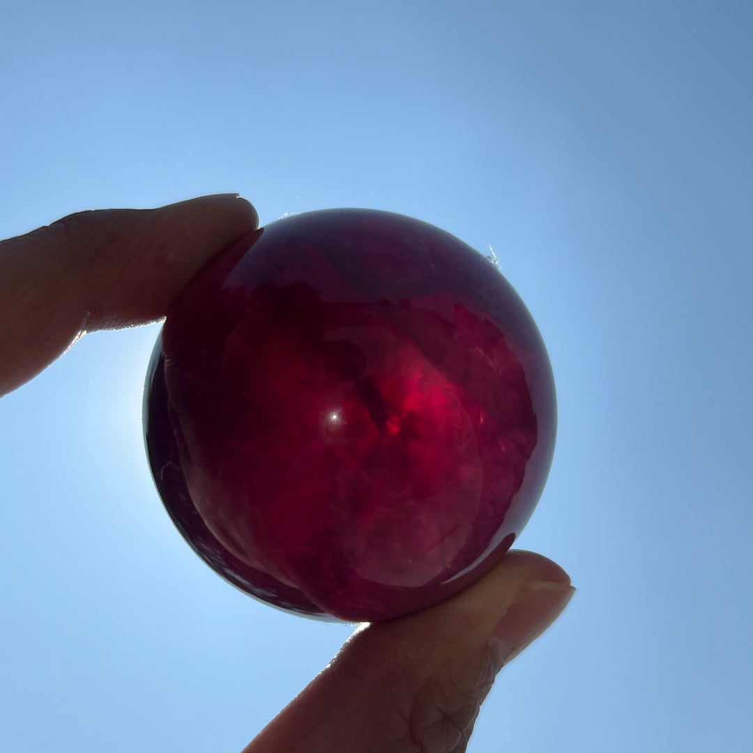 Rainbow Fluorite Sphere