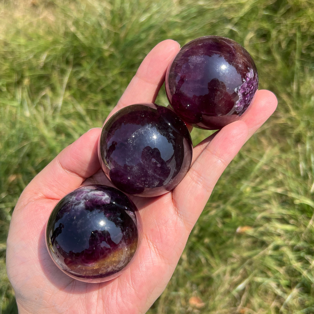 Rainbow Fluorite Sphere