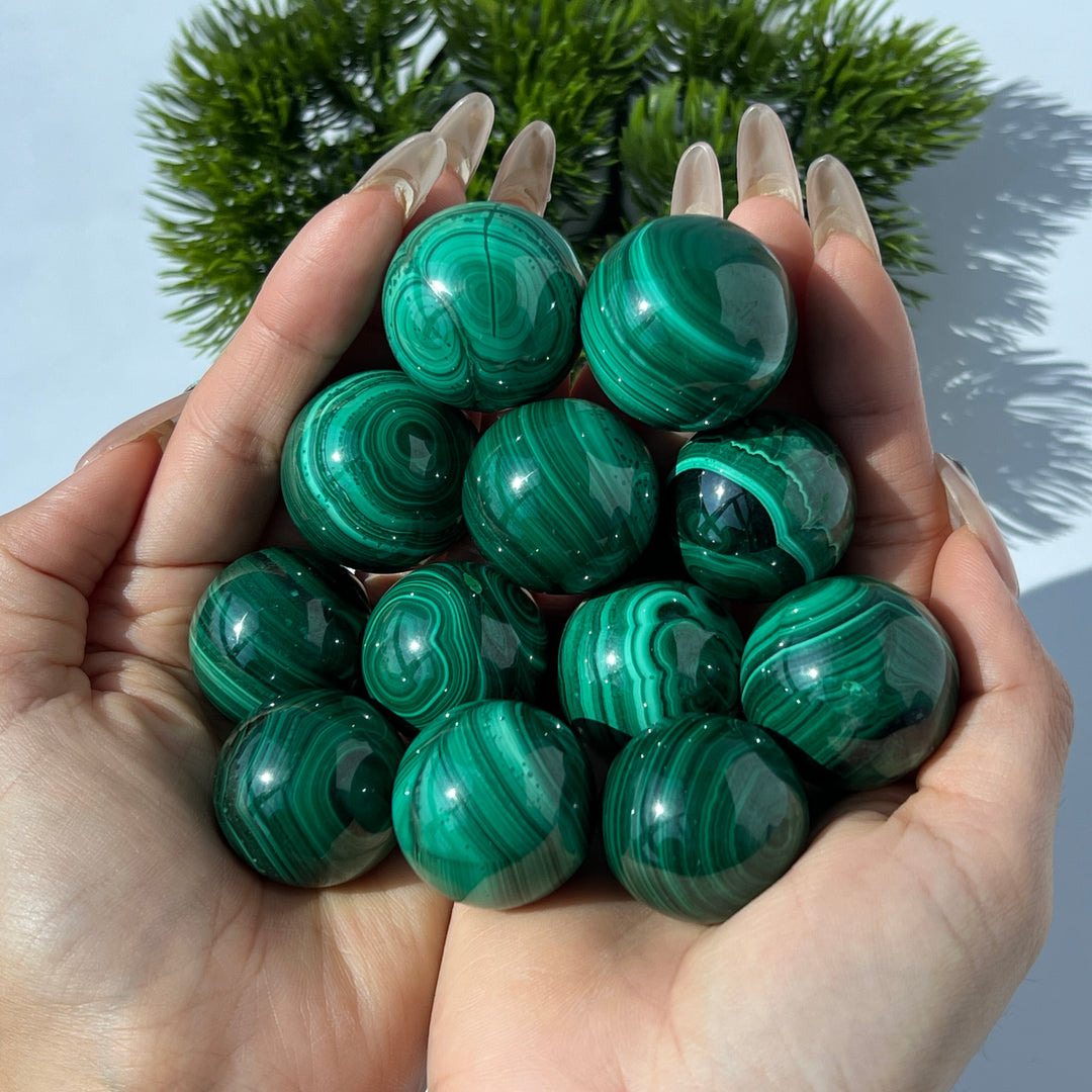 Malachite Sphere 25MM+