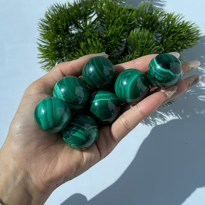 Malachite Sphere 25MM+