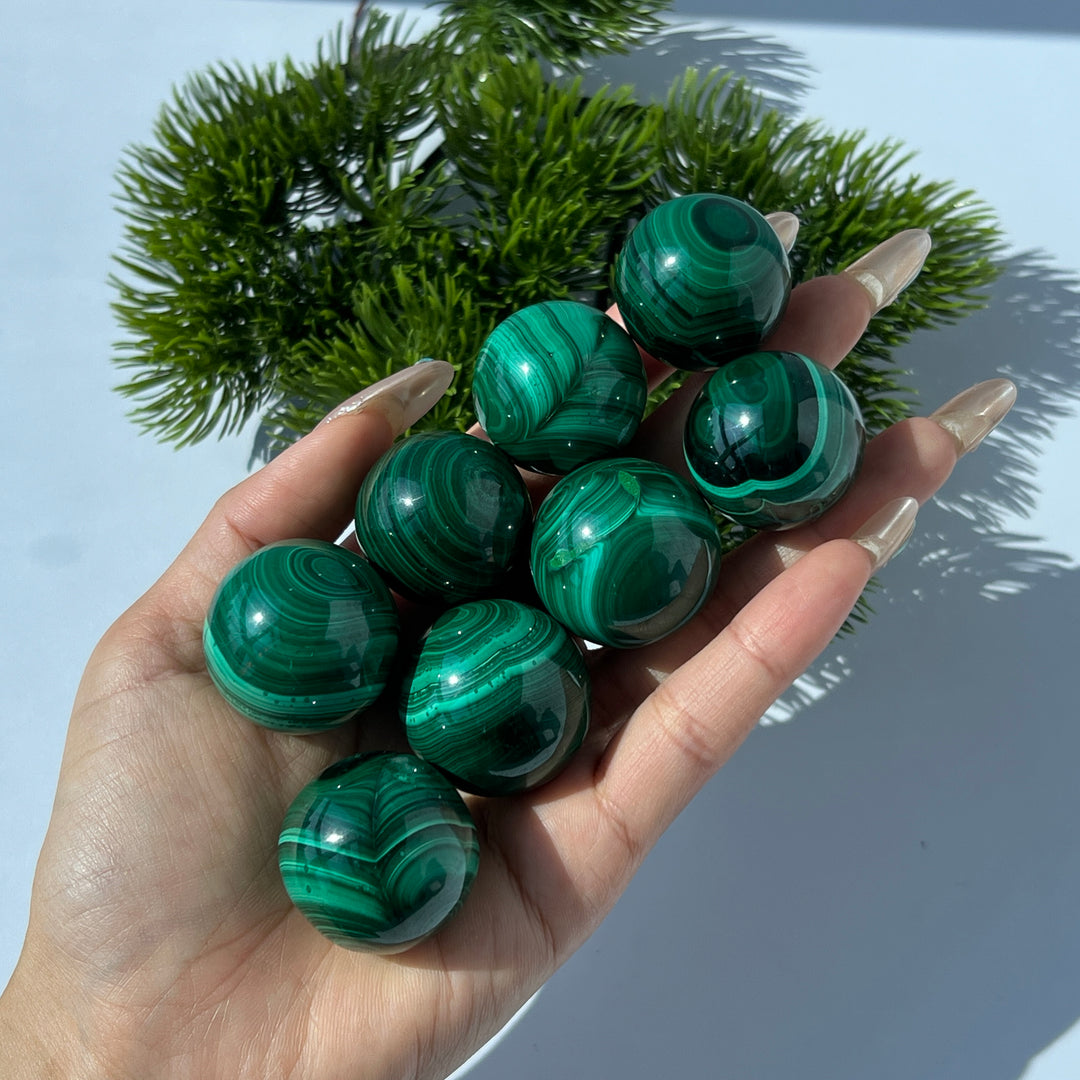 Malachite Sphere 25MM+
