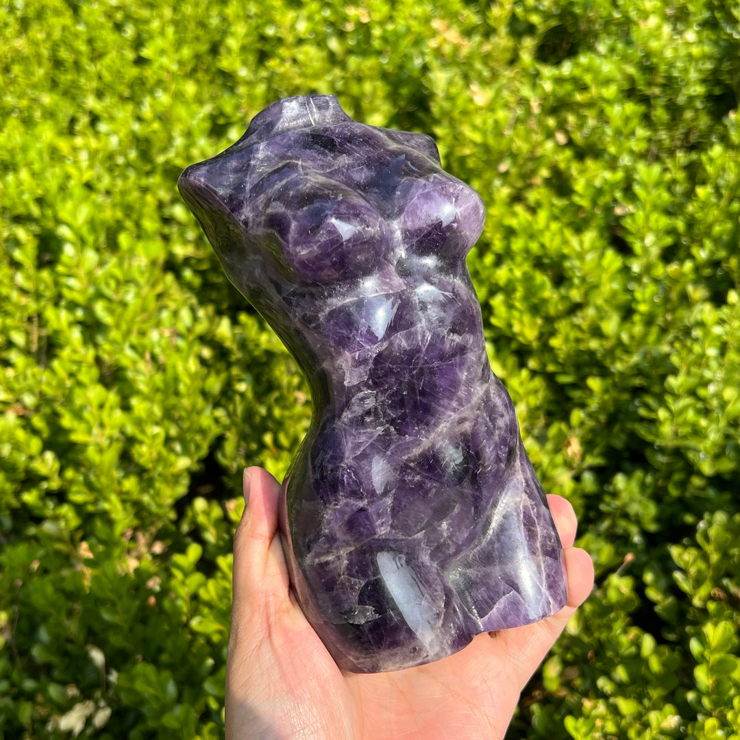 Big Dream Amethyst Goddess Carving