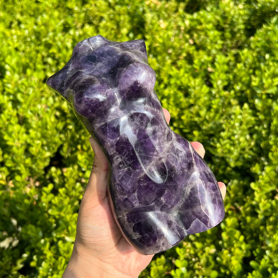 Big Dream Amethyst Goddess Carving