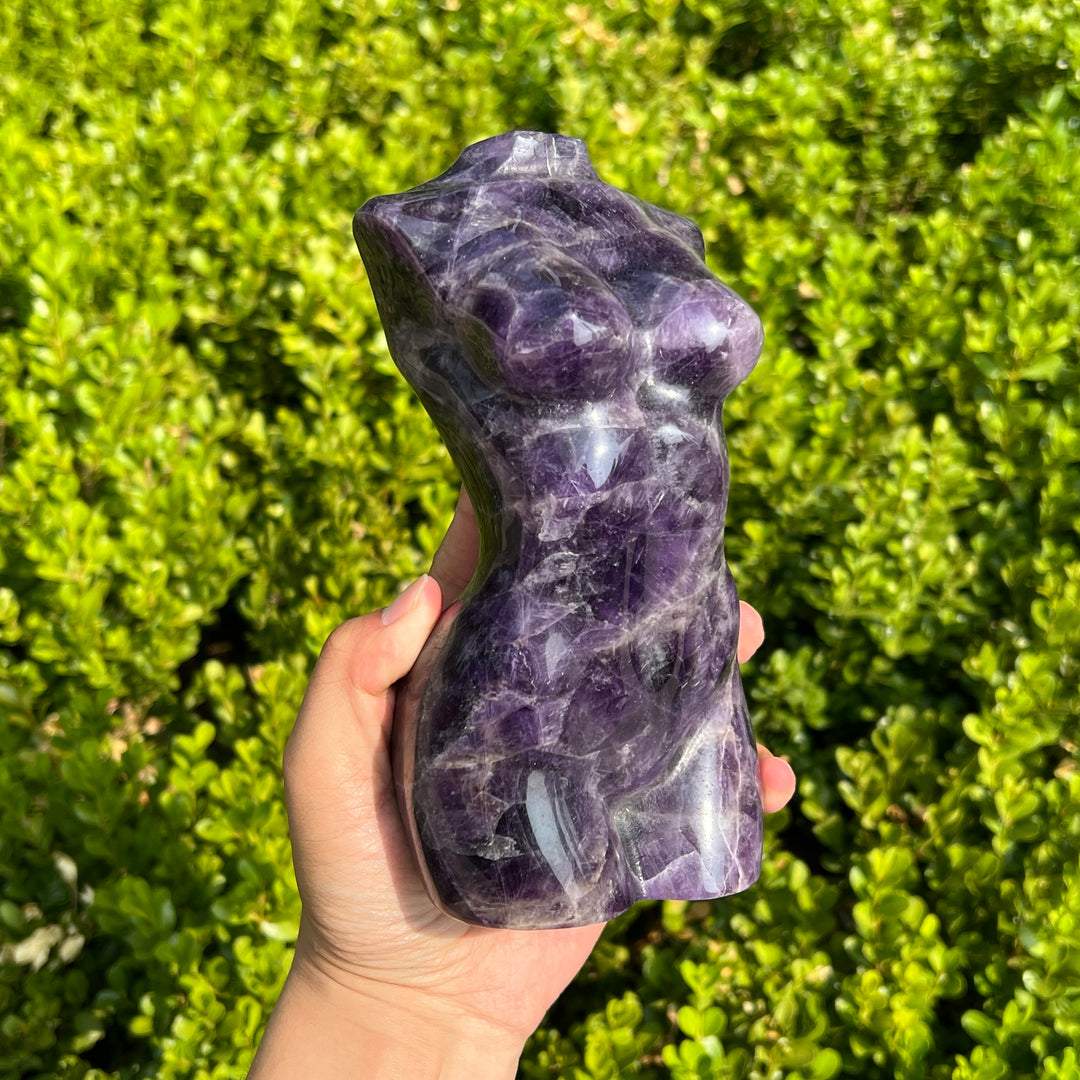 Big Dream Amethyst Goddess Carving