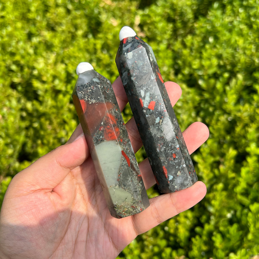 African Bloodstone Point 95MM+