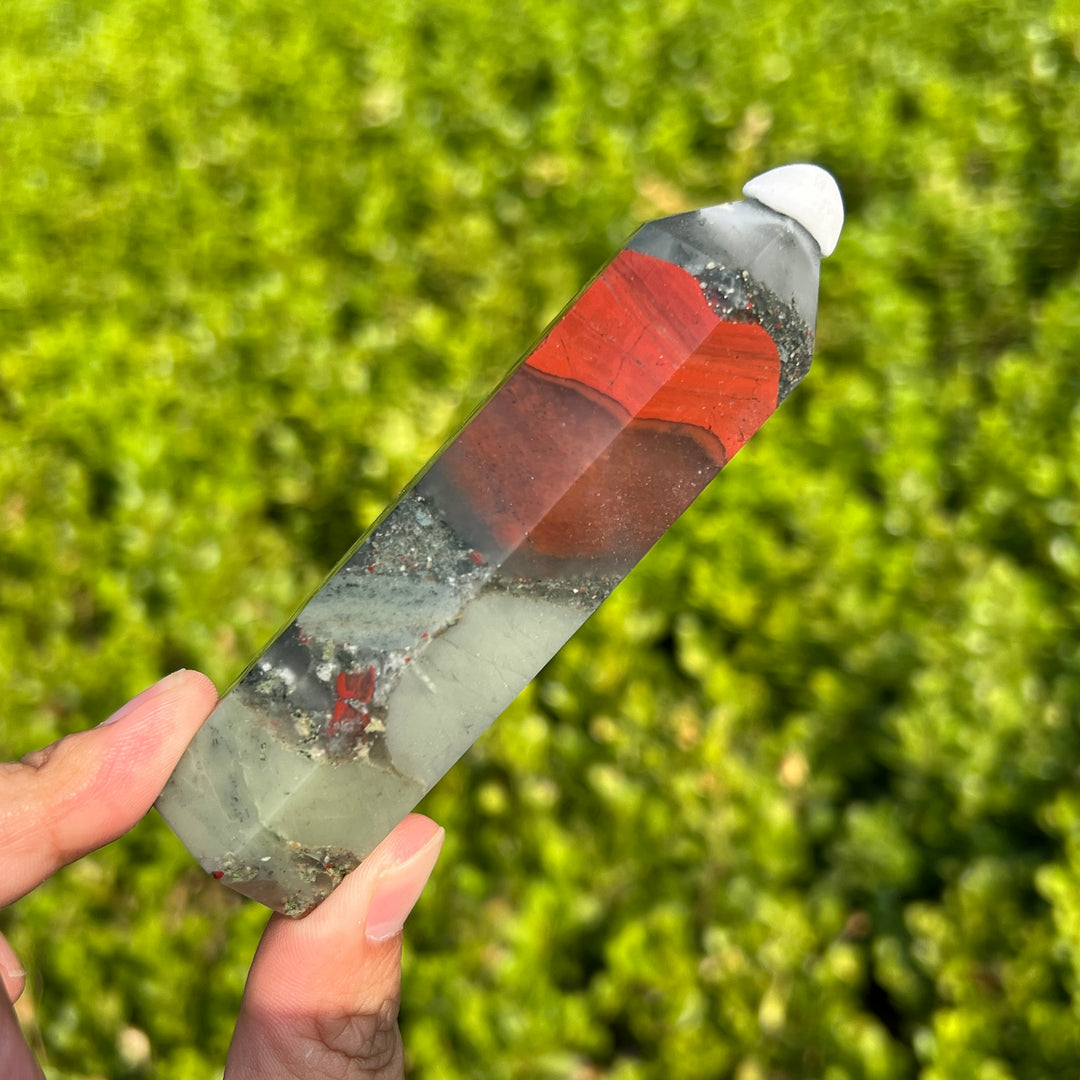 African Bloodstone Point 95MM+