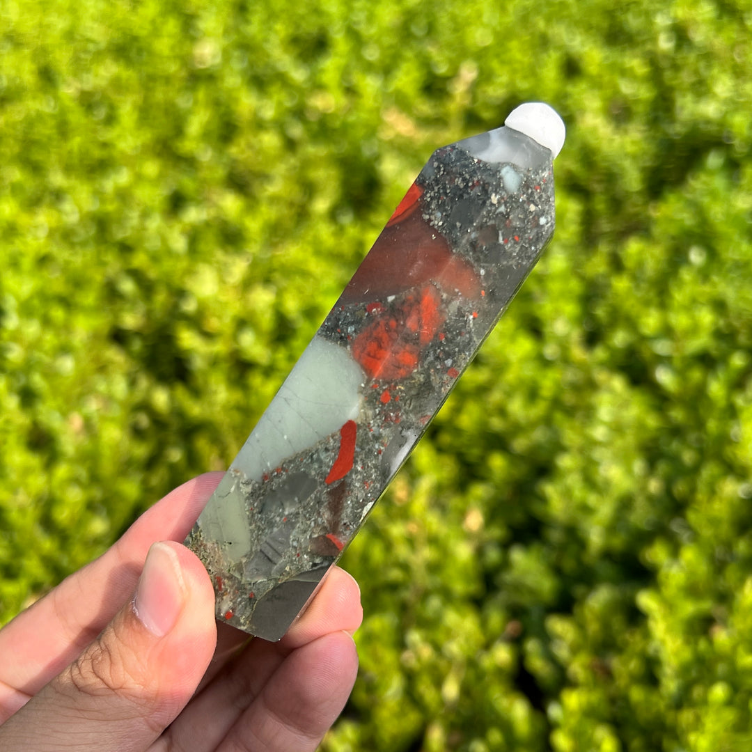 African Bloodstone Point 95MM+