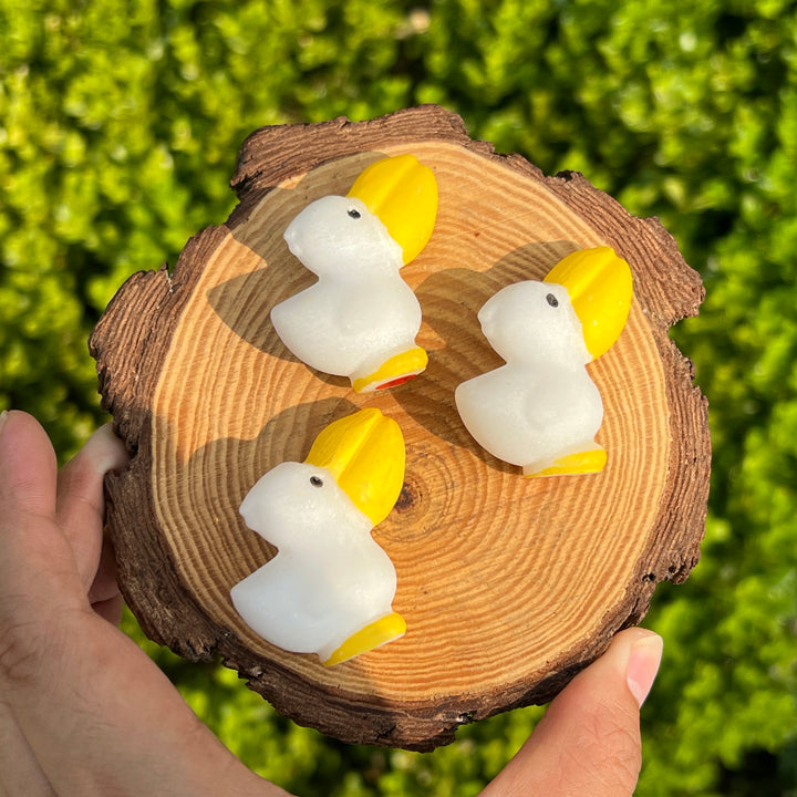 White Jade Pelican Carving