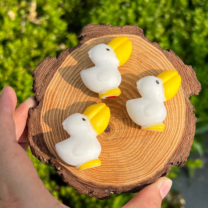 White Jade Pelican Carving