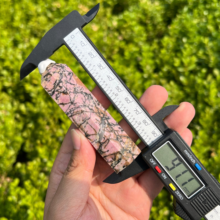 Rhodonite Point 90MM+
