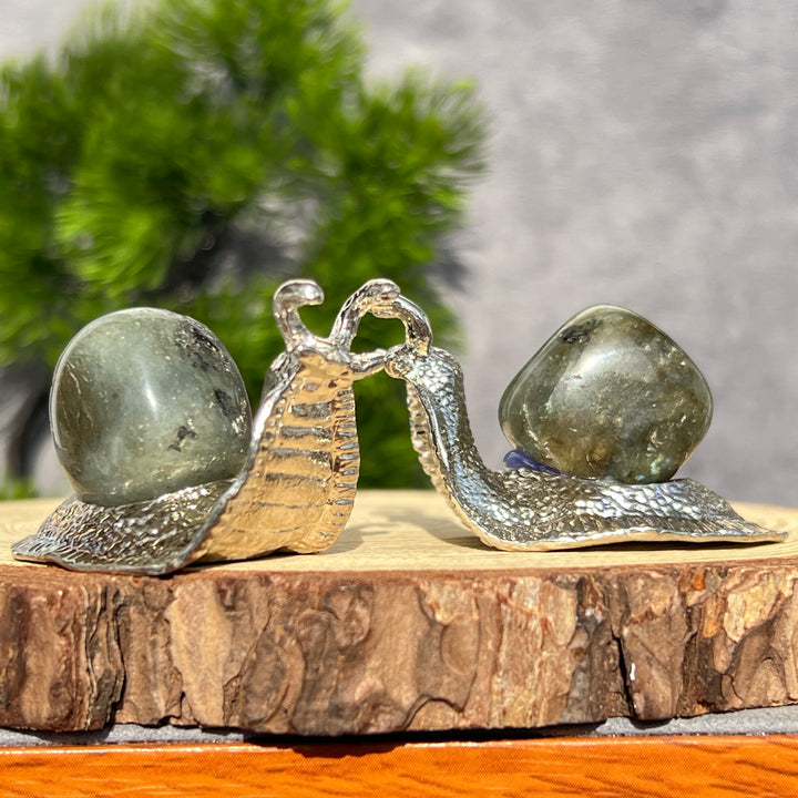 Crystal Snail Ornaments