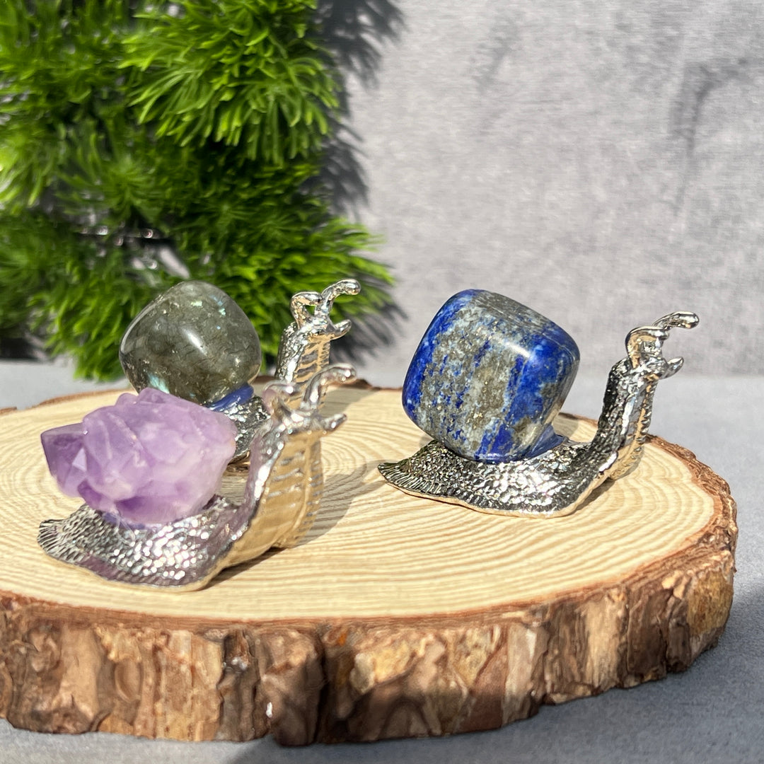 Crystal Snail Ornaments