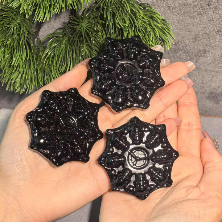 Obsidian Skull Slice-Pre-sell