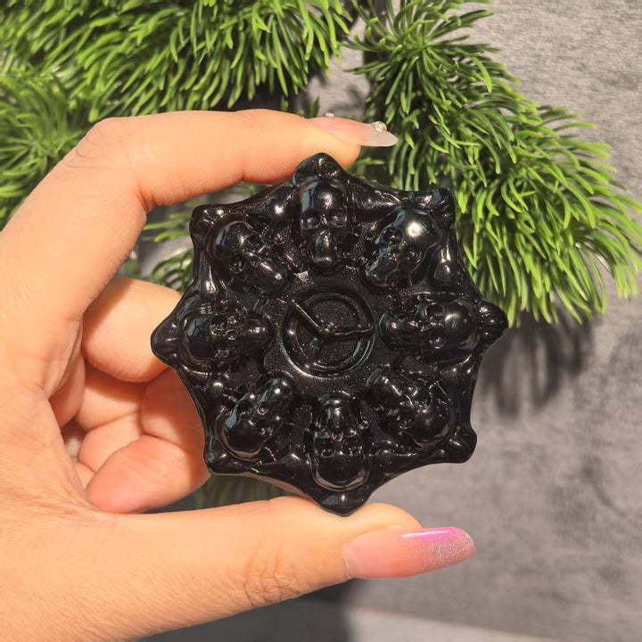 Obsidian Skull Slice-Pre-sell