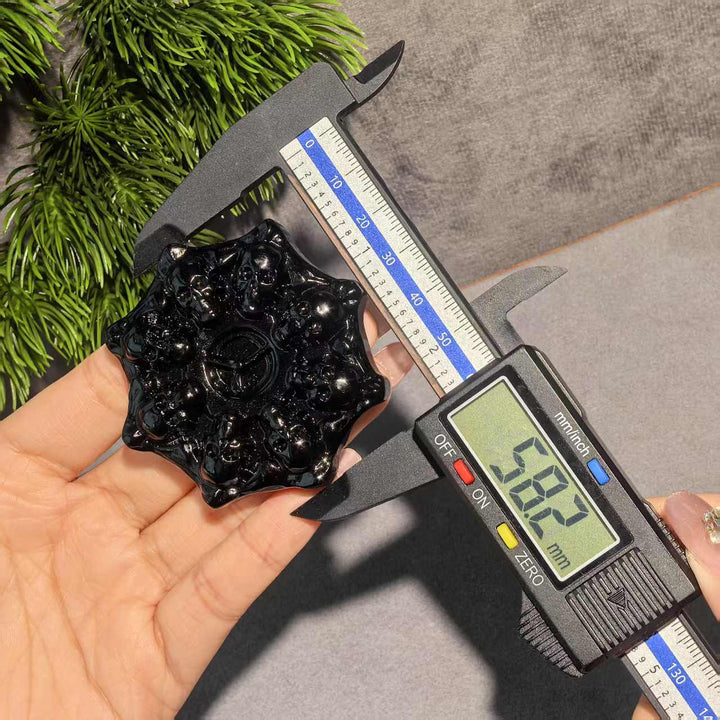 Obsidian Skull Slice-Pre-sell