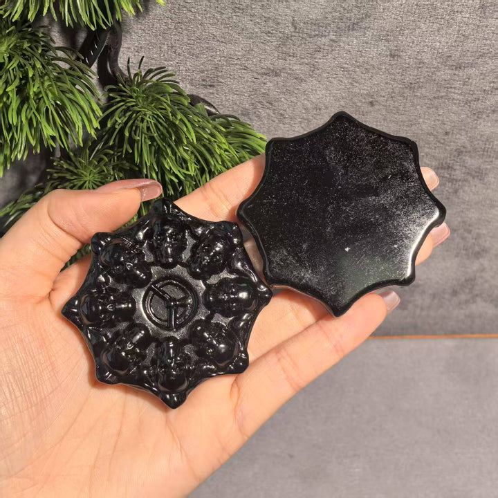 Obsidian Skull Slice-Pre-sell