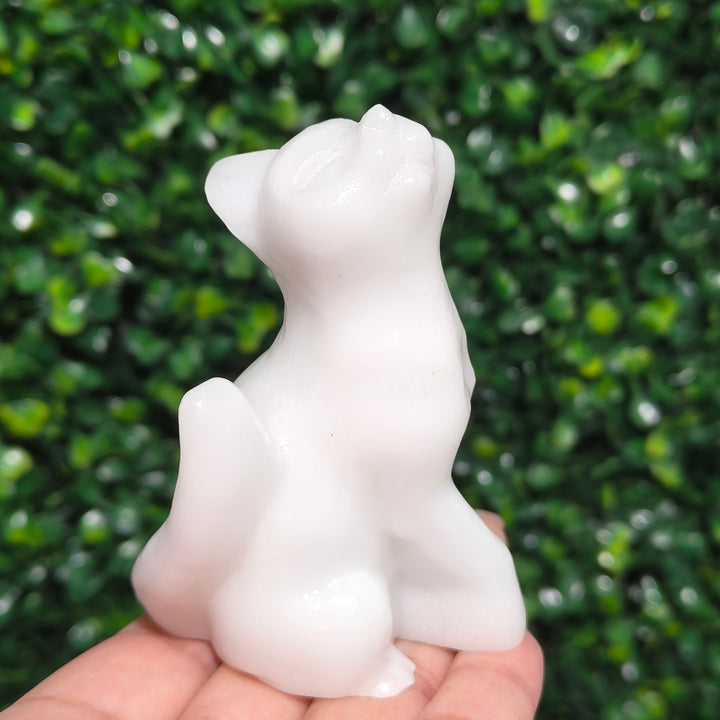 White Jade Cat