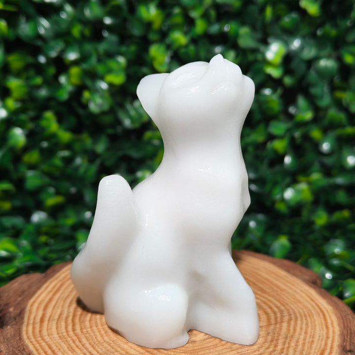 White Jade Cat