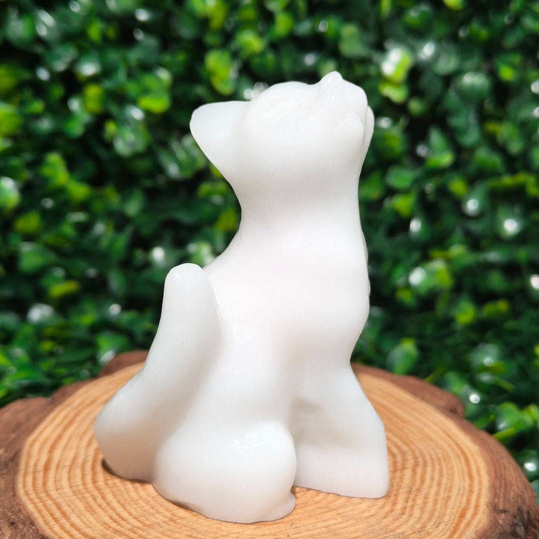 White Jade Cat