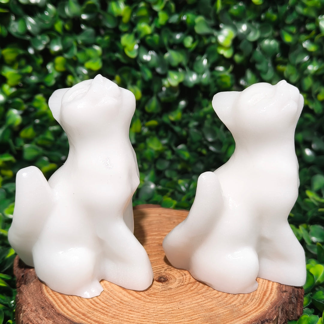 White Jade Cat