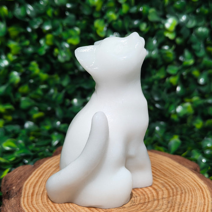 White Jade Cat