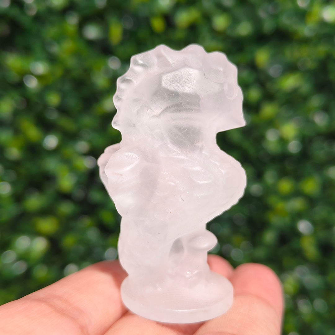 Clear Quartz Seahorse