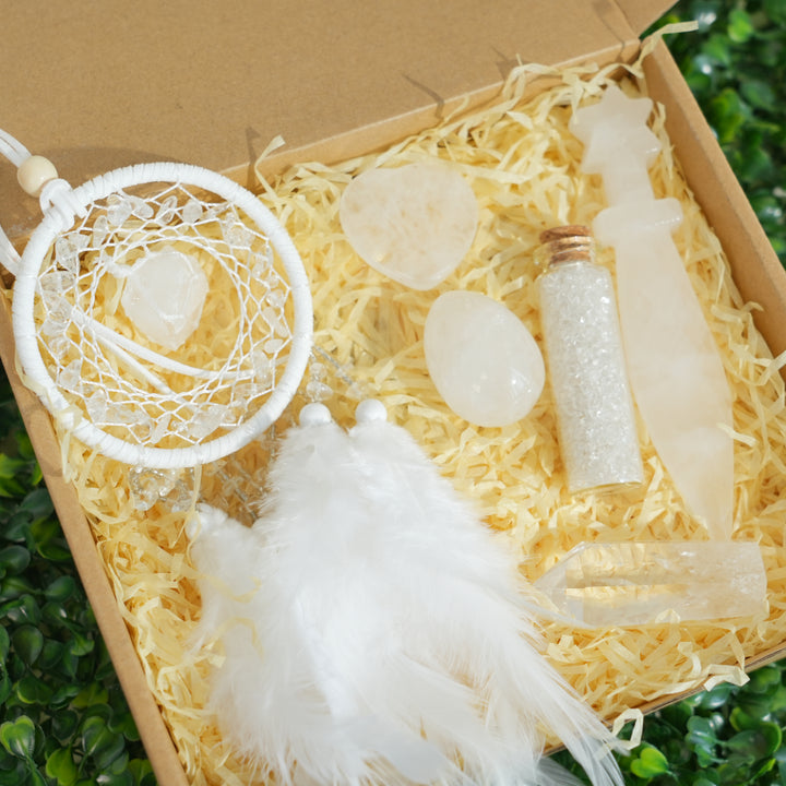 Natural Crystal Value Bundle-Clear Quartz Energy Shield