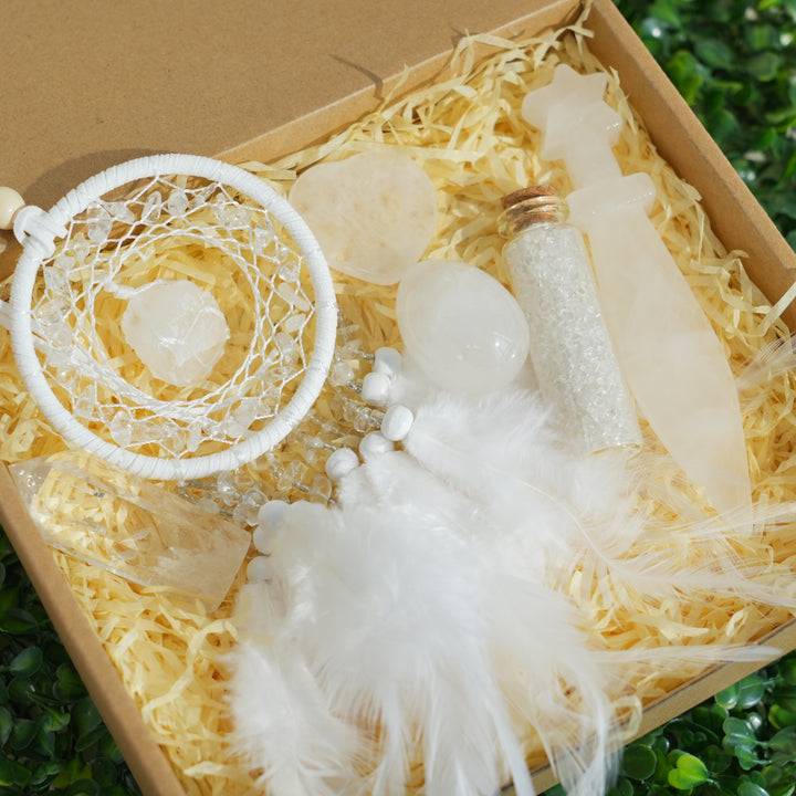 Natural Crystal Value Bundle-Clear Quartz Energy Shield