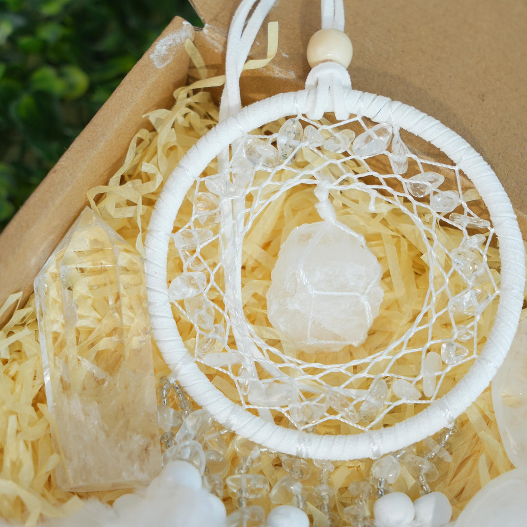 Natural Crystal Value Bundle-Clear Quartz Energy Shield