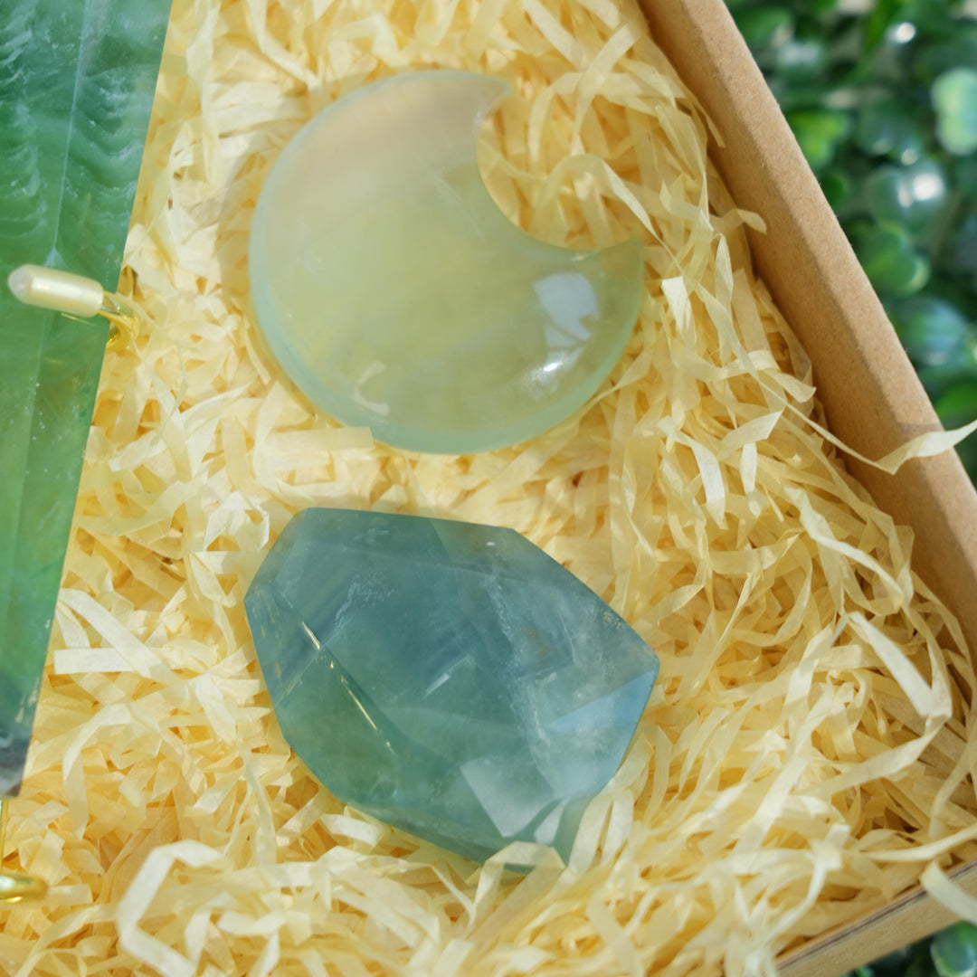 Natural Crystal Value Bundle - Fluorite Green Realm Set