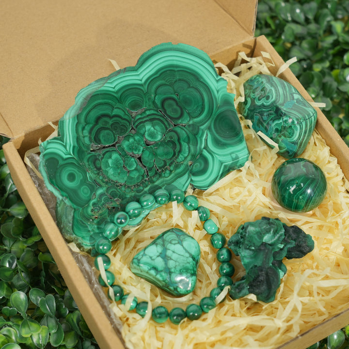 Malachite Epic Transformation Natural Crystal Set