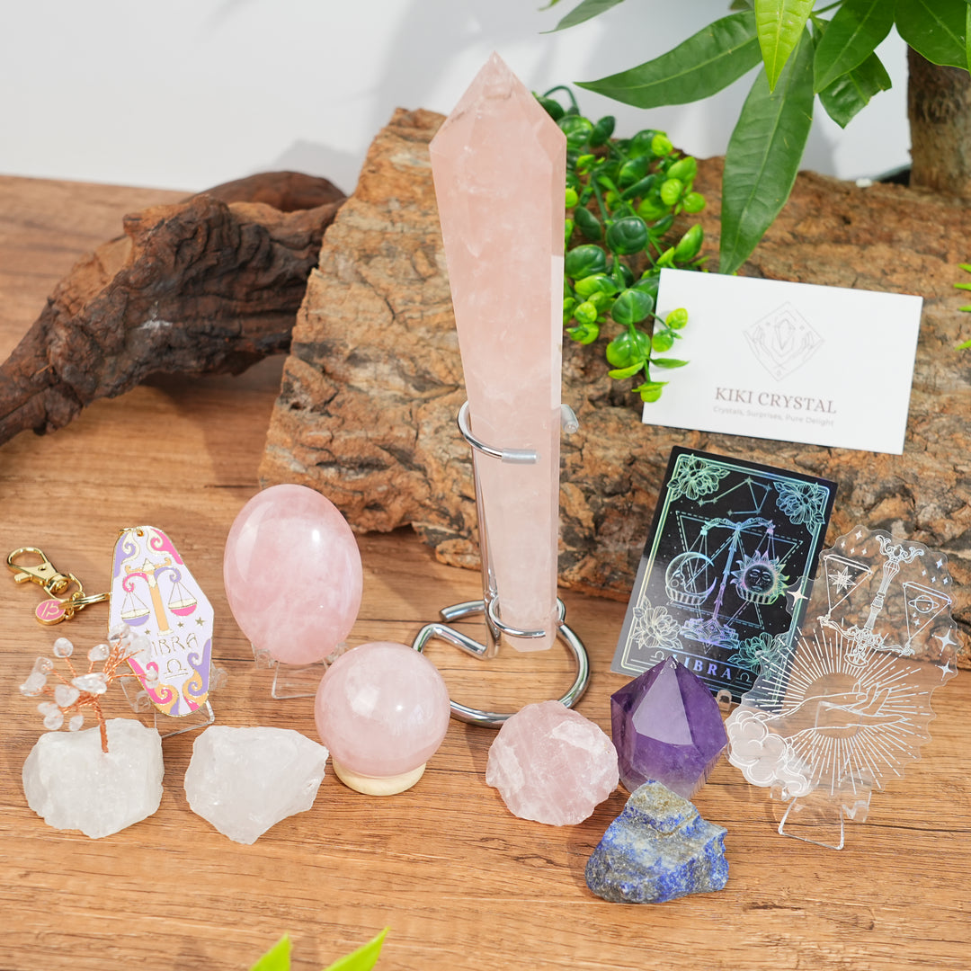 Exclusive Natural Zodiac Crystal Healing Set